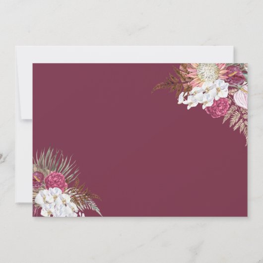 Rustisch Vrijgezellenfeest van hout Kaart (Achterkant)