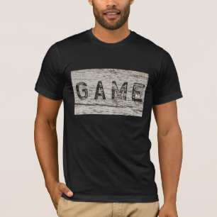 Rustisch Weathered Wood Game T-shirt