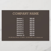  rustisch western land - kanaalschuur - hout flyer (Achterkant)