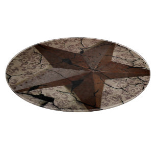 Rustisch Western land Primitief Texas Star Snijplank