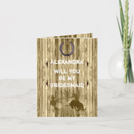 Rustisch western wild Westen, zal je mijn bruidsme