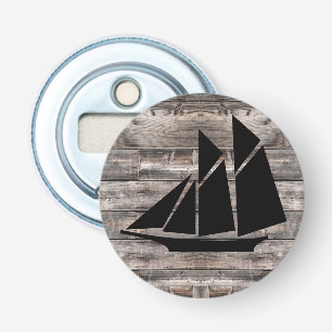 Rustisch zeeschip button flesopener