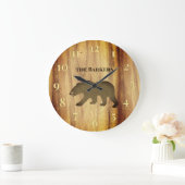 Rustisch zwart Beer Lodge 2 grote klok (Huis)