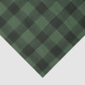 Rustisch zwart en groen buffel plakpapier tissuepapier (Detail)