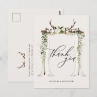 Rustische anker en waterverf florale canopy bruilo