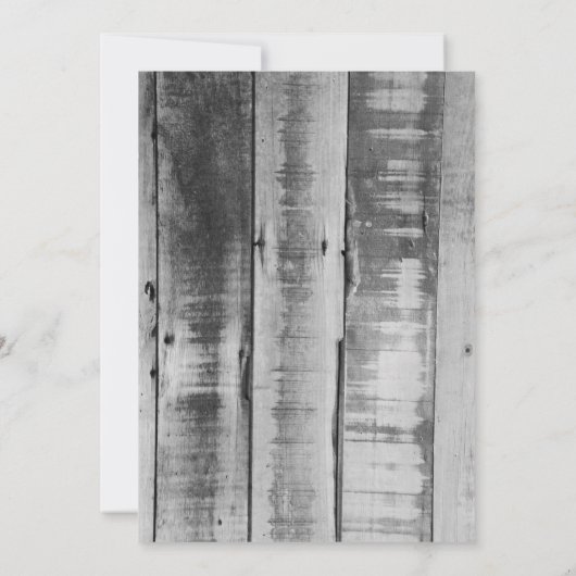 Rustische Boots Country en Westerne General Party Kaart (Achterkant)