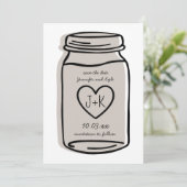 Rustische bruiloft | Snijkop opslaan datumkaart - Save The Date (Staand voorkant)