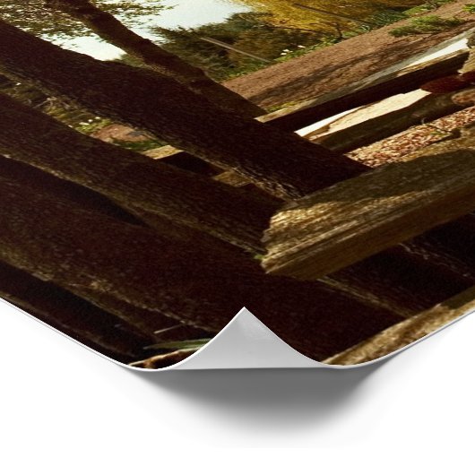 Rustische Cabin Print (Hoek)