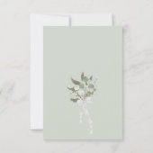 Rustische eucalyptus, mijn Bridesmaïde Kaart (Achterkant)