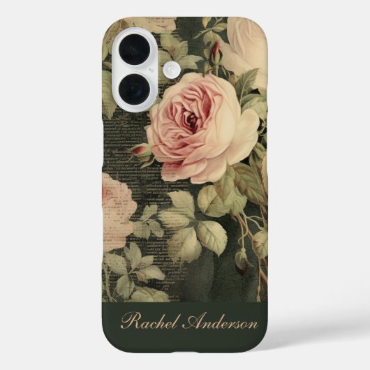 Rustische Floral Case-Mate iPhone Case (Achterkant)