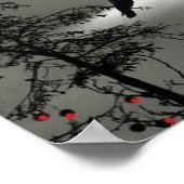 Rustische Gothic Melancholy Girl Poster (Hoek)