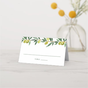 Rustische groene Waterverf Olijfgarland Wedding