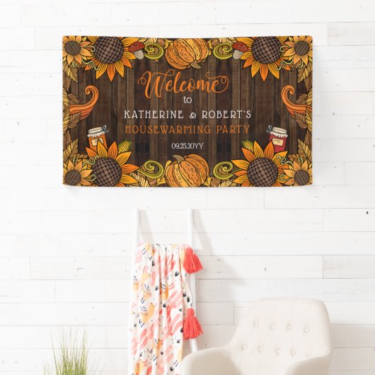 Rustische Herfst | Autumn Housewarming Welcome Ban Spandoek (Insitu)