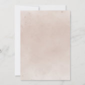 Rustische Herfst Terracotta Florals Wedding Kaart (Achterkant)