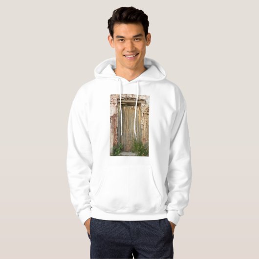 Rustische houten doorgang in Mexico Hoodie (Voorkant volledig)