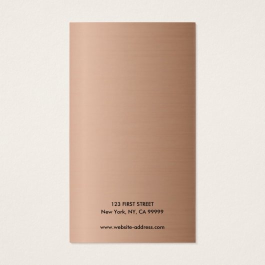 RUSTISCHE KERAMISCHE TERRACOTTA TEXTURE EARRING DI VISITEKAARTJE (Achterkant)