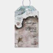 Rustische Oceaan | Beach Destination Wedding Gift  Cadeaulabel (Voorkant)