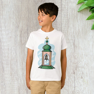Rustische Orthodoxe Kerk Klokkentoren T-shirt