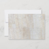 Rustische pijlen Rood Heart Wedding RSVP Kaartje (Achterkant)