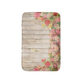  Rustische Romantische Rozen Hout Badmat (Voorkant Verticaal)
