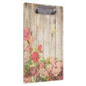  Rustische Romantische Rozen Hout Klembord (Rechts)
