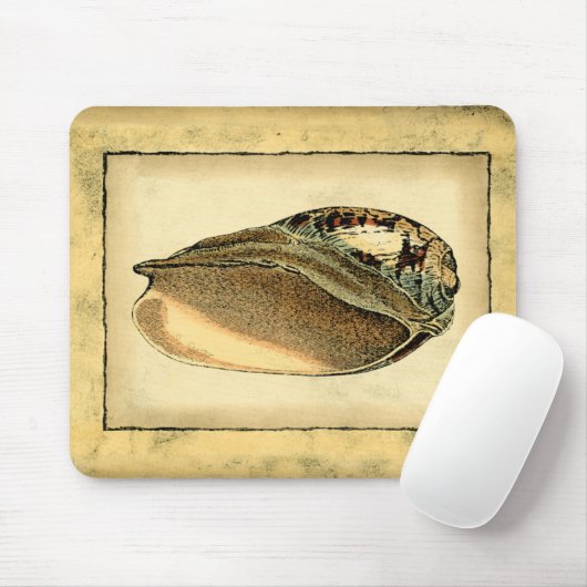 Rustische Seashell Muismat (Met muis)