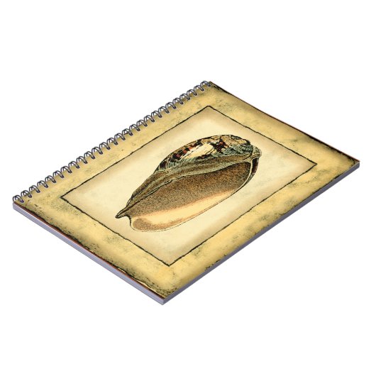 Rustische  Seashell Notitieboek (Linkerzijde)