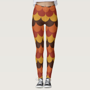 Rustische Thanksgiving Holiday Herfst najaar kleur Leggings