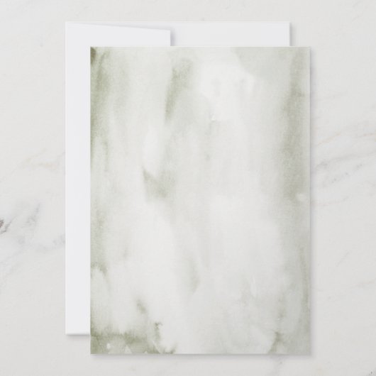 Rustische tlantler- en bladbladertapijt save the date (Achterkant)