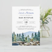 Rustische Waterverf Barn | Bar Mitzvah (Staand voorkant)