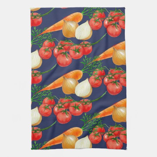 Rustische Waterverf Theedoek (Verticaal)