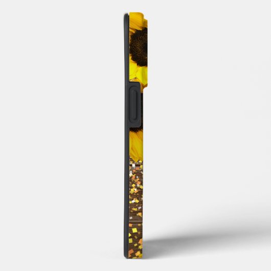 Rustische zonnebloemen en naam Case-Mate iPhone case (Achterkant / Rechts)