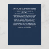 Rustische zonnebloemen Eucalyptus Greenery Wedding Flyer (Achterkant)