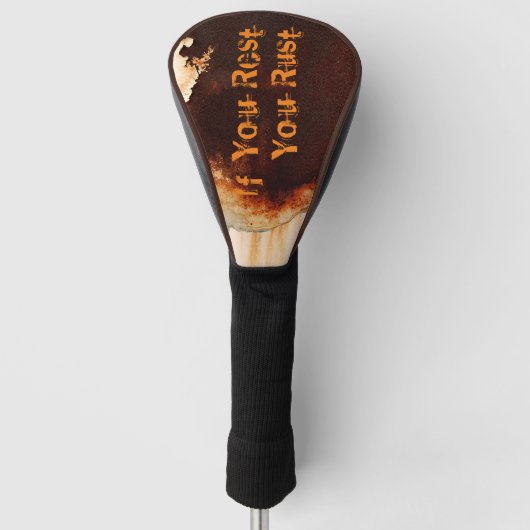  rustkunst — uniek golfheadcover (Voorkant)