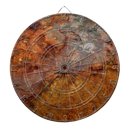 Rustkunstkarton Dartbord (Voorkant)