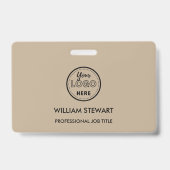 Rusto logo bedrijf personeel personeel badge (Achterkant)
