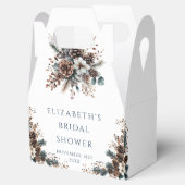 Rustoce Bloemige Denneappels Bos Bruidsfeest Bedankdoosjes (Geopend)