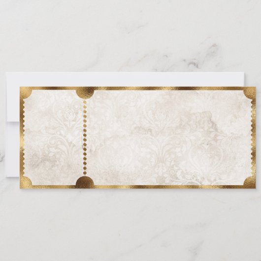 Rustoce Foto Oude Bioscoopkaart Save the Date Kaart (Achterkant)