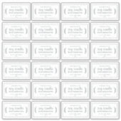 Rustoce Huisgemaakte Sojakaars Labels 24x Zwart Wi (Voorkant)