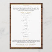 Rustoord begrafenisdienst order of service-program programma (Achterkant)