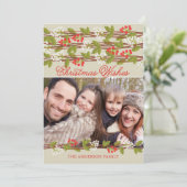 Rustoord kerst foto kaart (Staand voorkant)