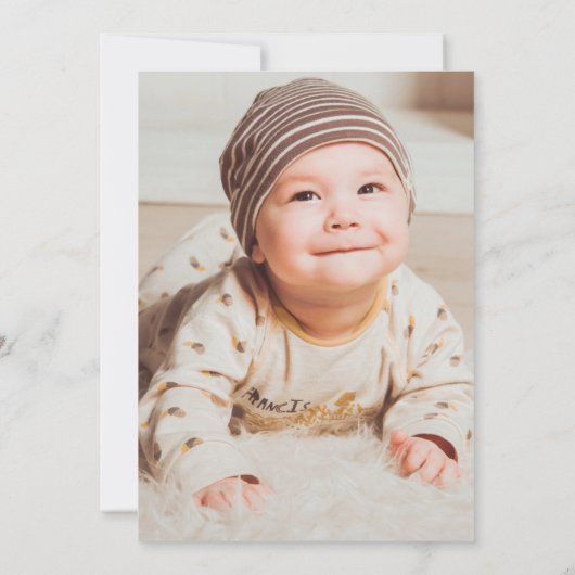 Rustoord Waterverf Bos Geboorteaankondiging Kaart (Achterkant)