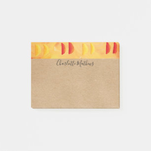 Rustoordig Sinaasappel en Citroenen Citrus Persoon Post-it® Notes
