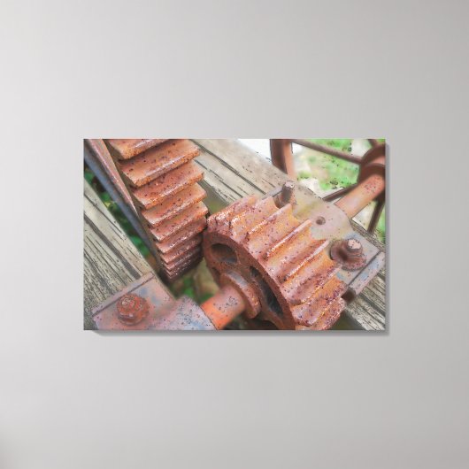 Rusttandwielen Canvas Afdruk (Voorkant)