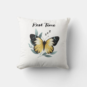 Rusttijd Sleepy Butterfly Kussen