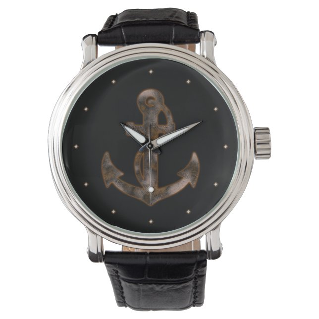 Rusty Anchor Horloge (Voorkant)
