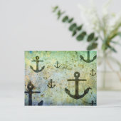 Rusty Anchors Artwork Briefkaart (Staand voorkant)