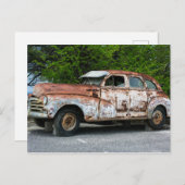 Rusty Antique Car Briefkaart (Voorkant / Achterkant)