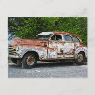 Rusty Antique Car Briefkaart