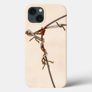 Rusty Barbed Wire Knot iPhone 13 Hoesje